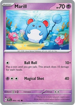 Marill 64 - SV05 Temporal Forces Reverse Holofoil