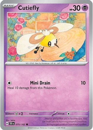 Cutiefly - 075/162 75 - SV05 Temporal Forces Reverse Holofoil