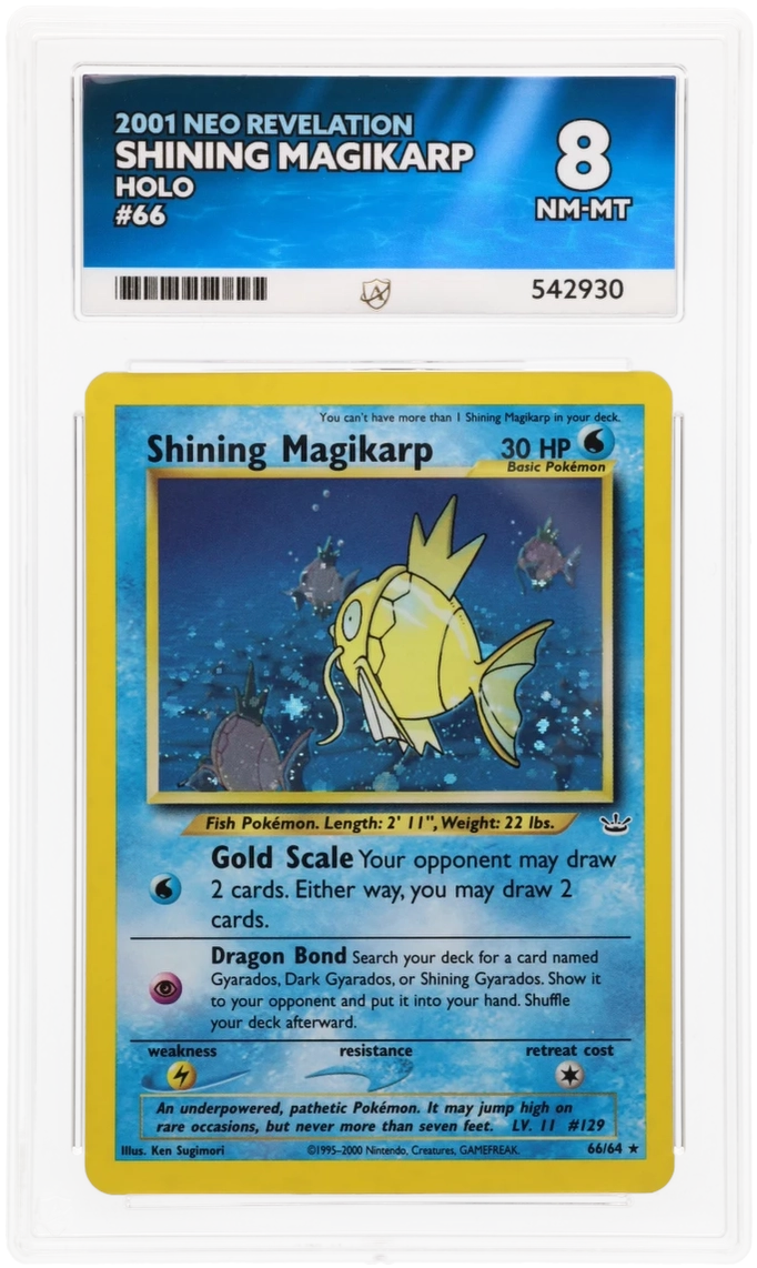 ACE 8 - Shining Magikarp - 66/64 - Neo Revelation - Pokemon - front