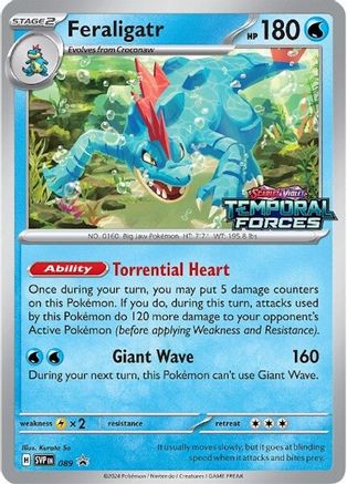 Feraligatr - 089 89 - SV Scarlet & Violet Promo Cards Holofoil