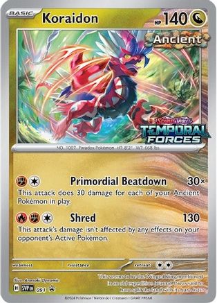 Koraidon - 091 91 - SV Scarlet & Violet Promo Cards Holofoil