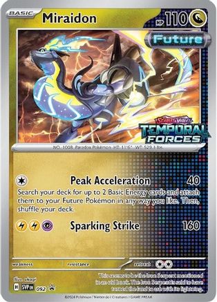 Miraidon - 092 92 - SV Scarlet & Violet Promo Cards Holofoil