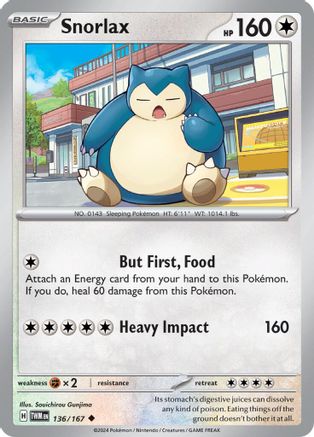 Snorlax 136 - SV06 Twilight Masquerade