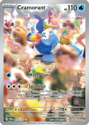 Cramorant - 176/167 176 - SV06 Twilight Masquerade Holofoil