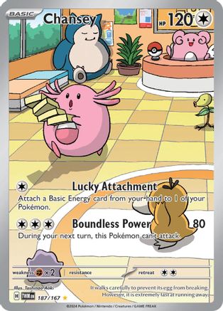 Chansey - 187/167 187 - SV06 Twilight Masquerade Holofoil