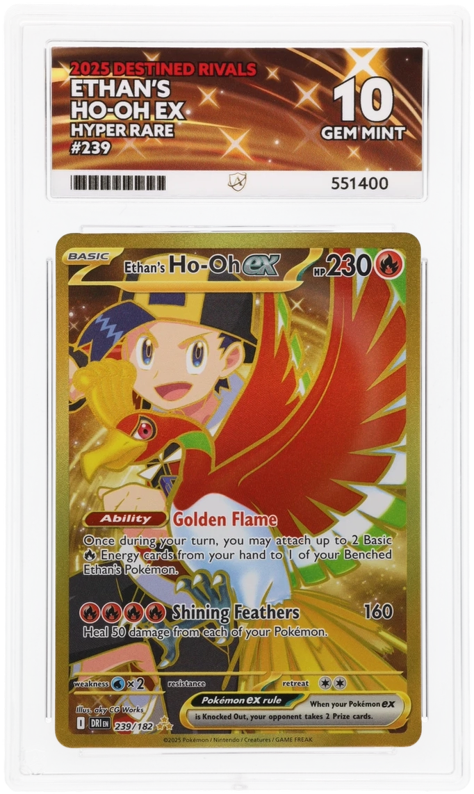 Ethan's Ho Oh EX 239 - Ace 10 - Destined Rivals