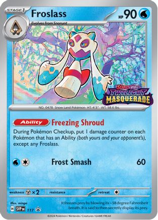 Froslass 117 - SV Scarlet & Violet Promo Cards Holofoil