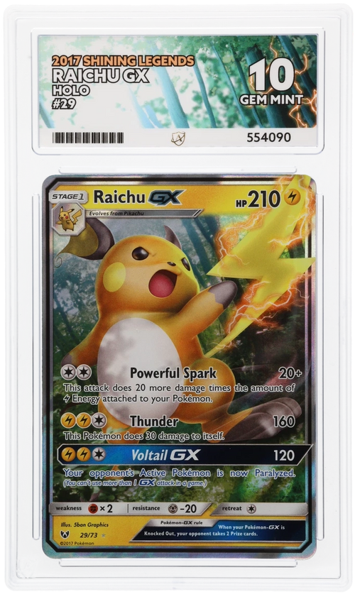 ACE 10 - Raichu GX - 29/73 - Shining Legends - Pokemon