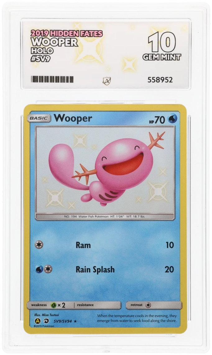 ACE 10   - Wooper - SV9/SV94 - Hidden Fates - Pokemon