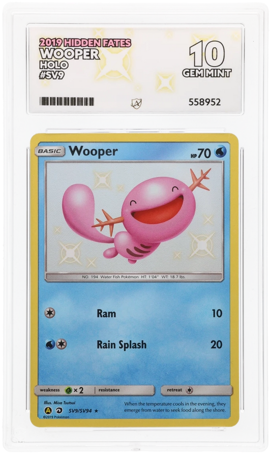 ACE 10   - Wooper - SV9/SV94 - Hidden Fates - Pokemon
