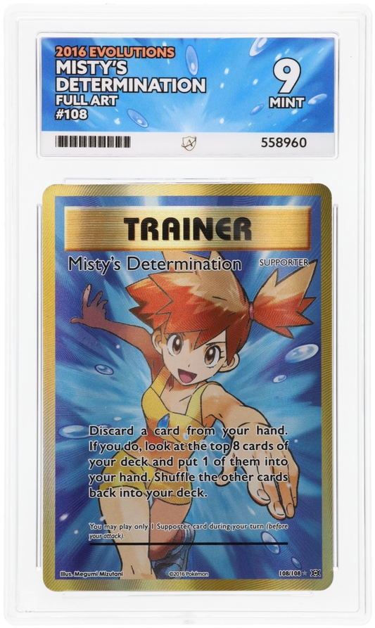 ACE 9   - Misty's Determination - 108/108 - Evolutions - Pokemon