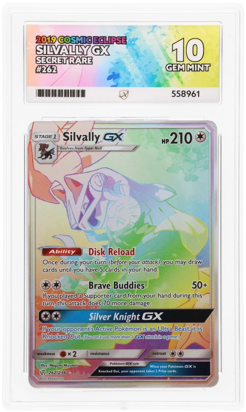 ACE 10   - Silvally GX - 262/236 - Cosmic Eclipse - Pokemon