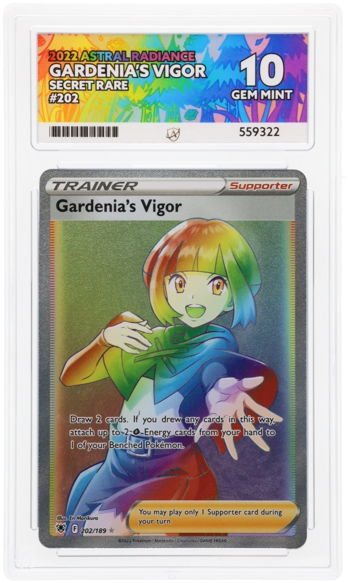 Gardenia's VIgor Secret Rare 202/189 - Ace 10 - Astral Radiance