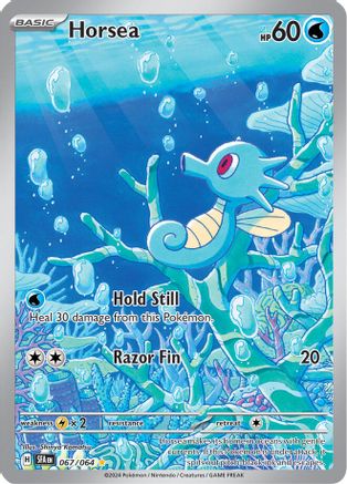 Horsea 67 - SV Shrouded Fable Holofoil