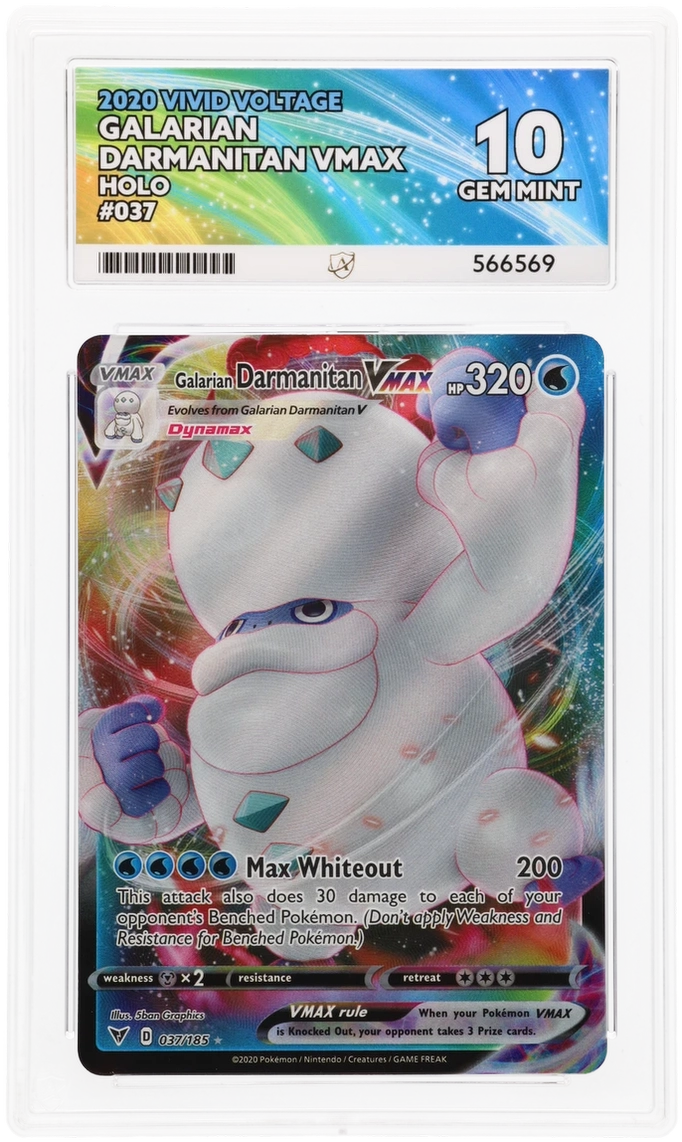 ACE 10 - Galarian Darmanitan VMAX - 037/185 - Vivid Voltage - Pokemon