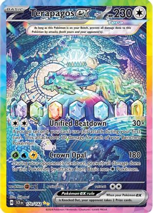 Terapagos ex 170/142 - SV07 Stellar Crown Holofoil