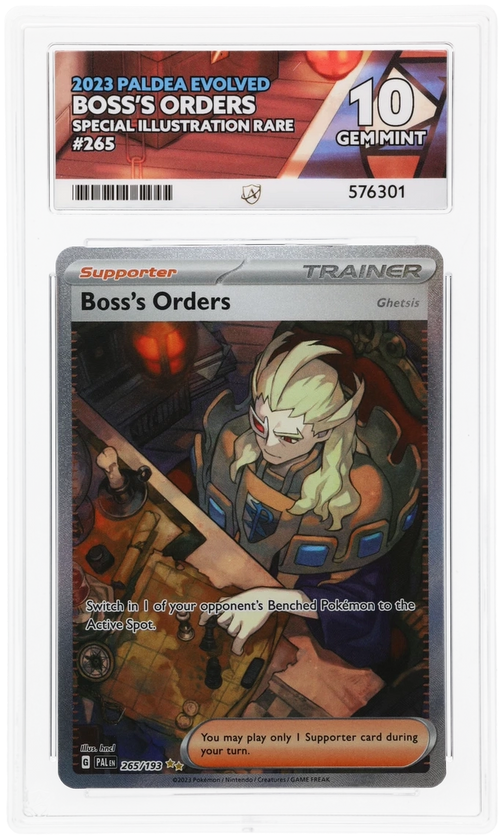 ACE 10 - Boss's Orders - 265/193 - Paldea Evolved - Pokemon