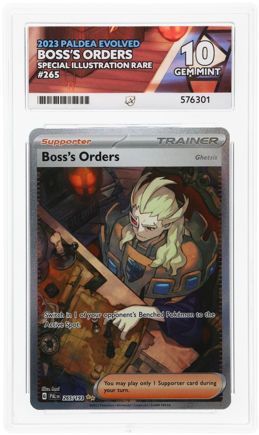 ACE 10 - Boss's Orders - 265/193 - Paldea Evolved - Pokemon