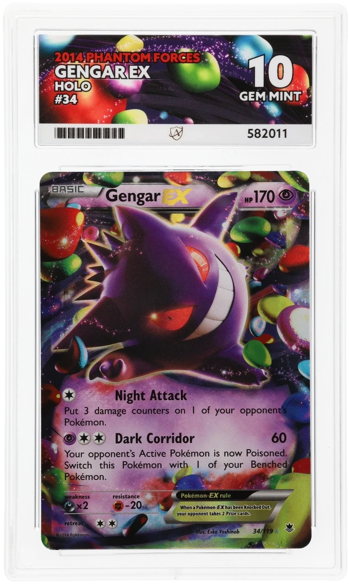 ACE 10 - Gengar EX - 34/119 - Phantom Forces - Pokemon