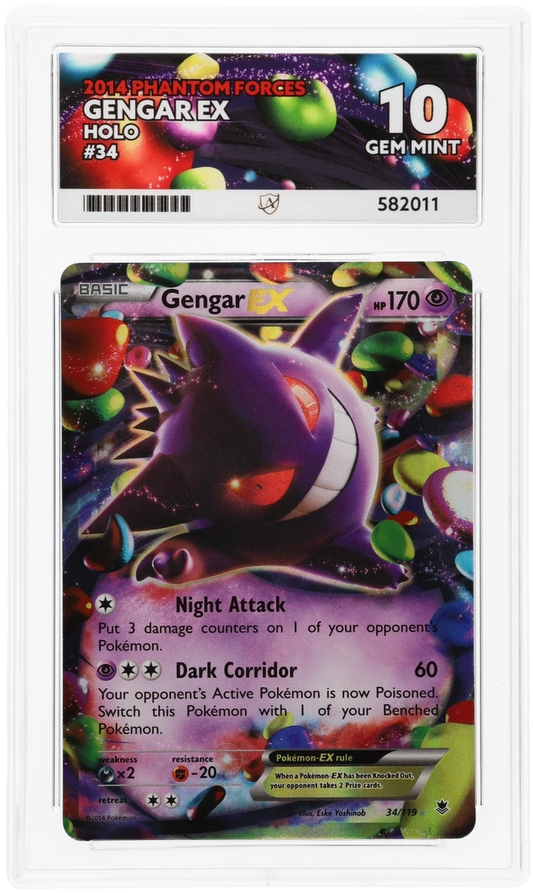 ACE 10 - Gengar EX - 34/119 - Phantom Forces - Pokemon