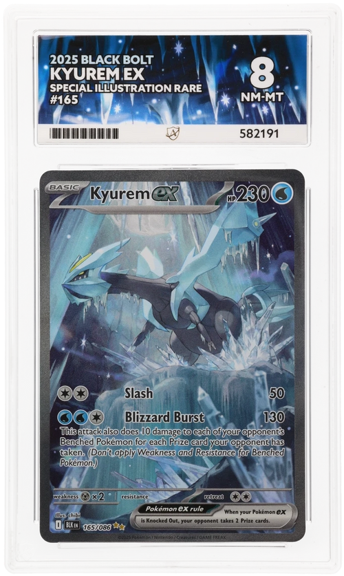 Kyurem EX SIR 165 - Ace 8 - Black Bolt