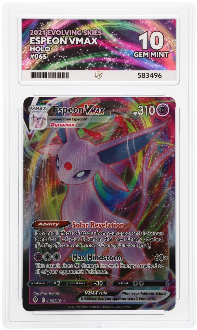 ACE 10 - Espeon VMAX - 065/203 - Evolving Skies - Pokemon