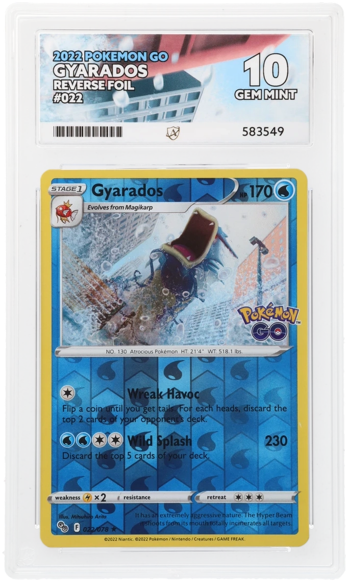 ACE 10 - Gyarados - 022/078 - Pokemon GO - Pokemon