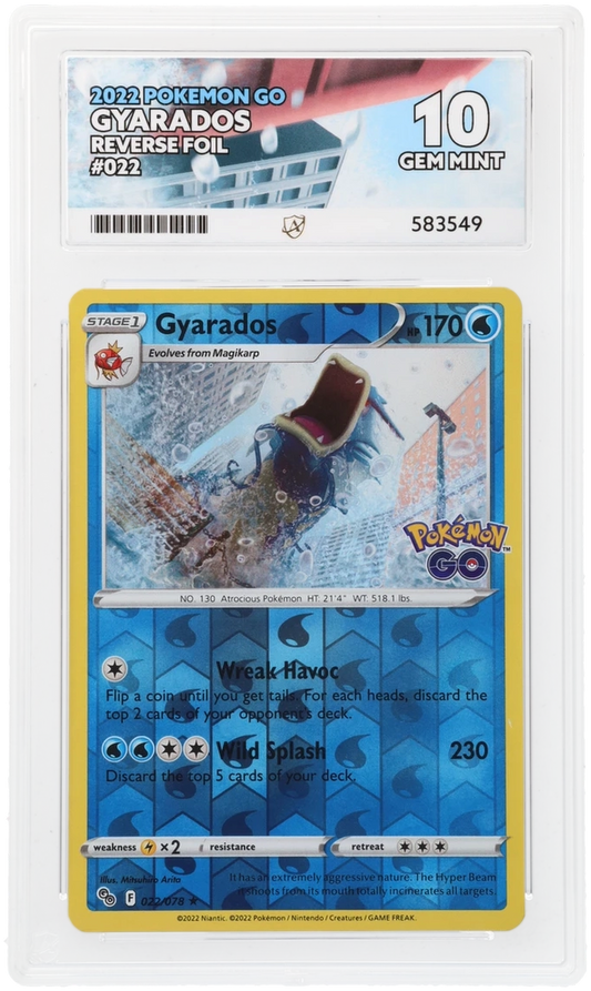 ACE 10 - Gyarados - 022/078 - Pokemon GO - Pokemon