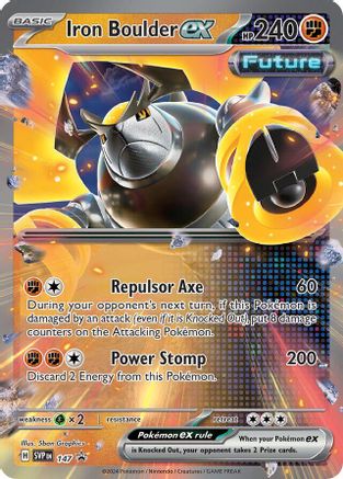 Iron Boulder ex - 147 147 - SV Scarlet & Violet Promo Cards Holofoil
