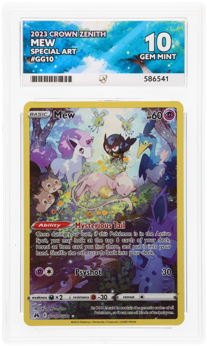 ACE 10   - Mew - GG10/GG70 - Crown Zenith - Pokemon