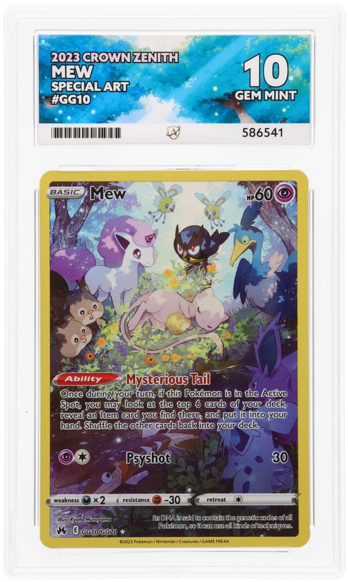 ACE 10   - Mew - GG10/GG70 - Crown Zenith - Pokemon