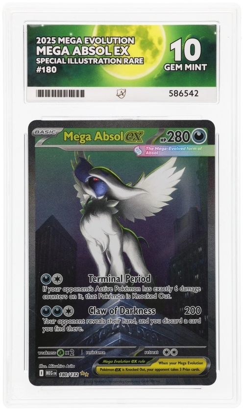 ACE 10 - Mega Absol ex - 180/132 - Mega Evolution - Pokemon PokeRand ACE 10 - Mega Absol ex - 180/132 - Mega Evolution - Pokemon PokeRand