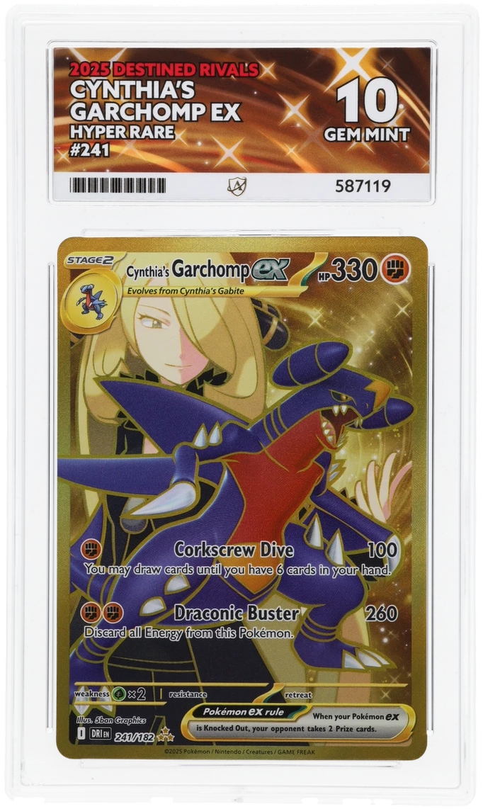 ACE 10 - Cynthia's Garchomp ex - 241/182 - Destined Rivals - Pokemon