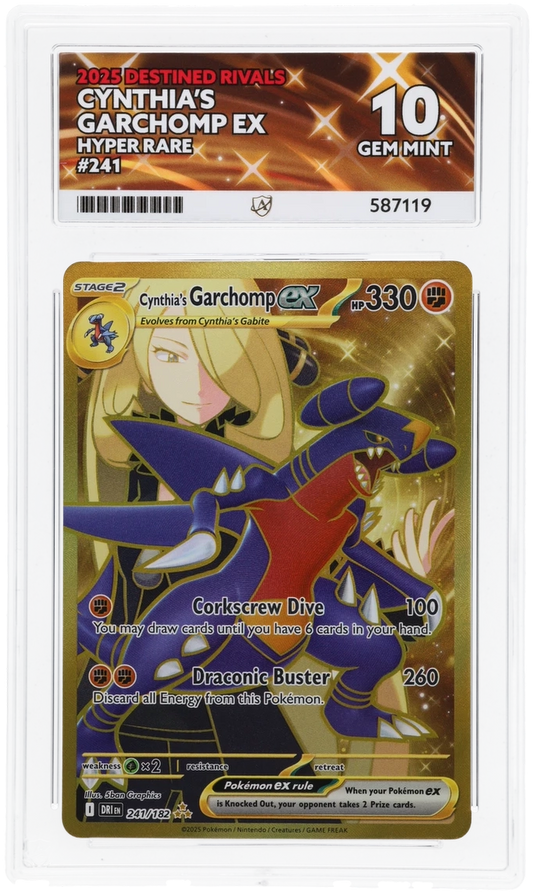 ACE 10 - Cynthia's Garchomp ex - 241/182 - Destined Rivals - Pokemon