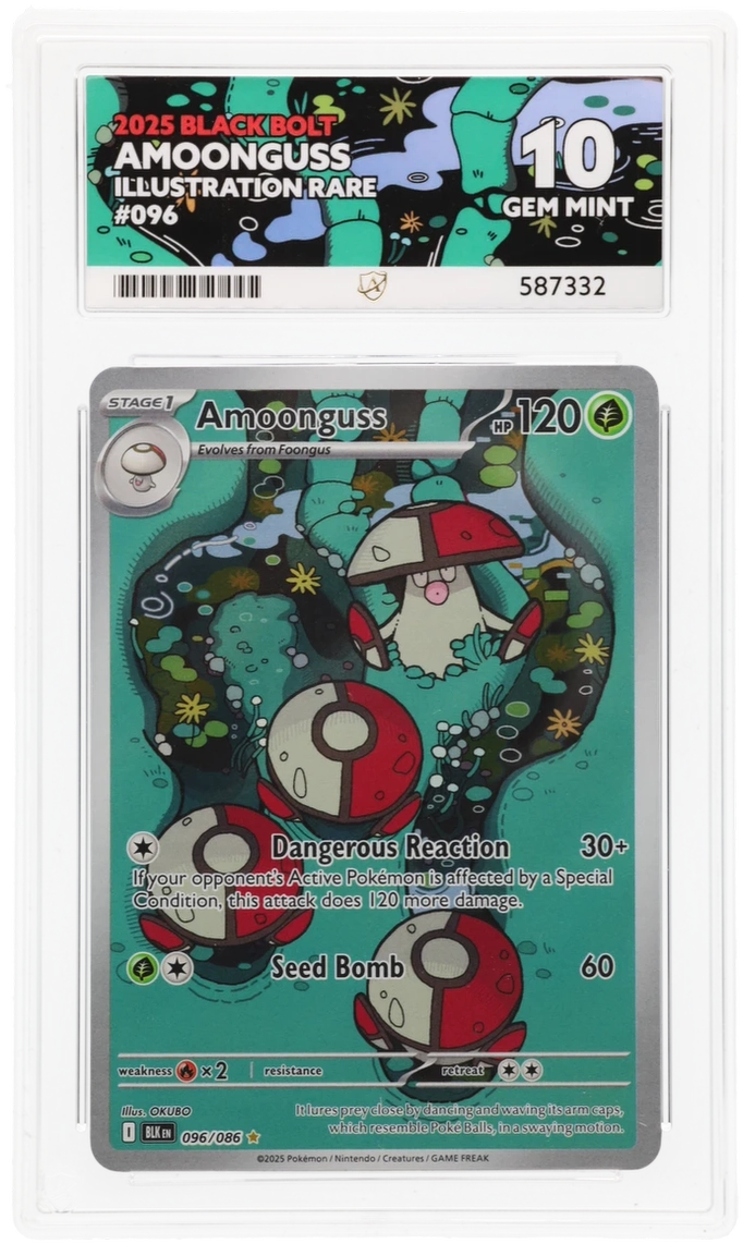 ACE 10 - Amoonguss - 096/086 - Black Bolt - Pokemon