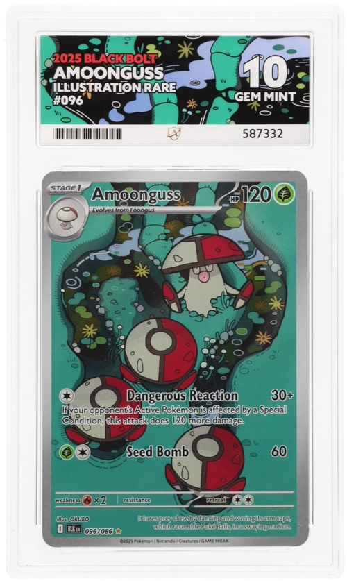 ACE 10 - Amoonguss - 096/086 - Black Bolt - Pokemon