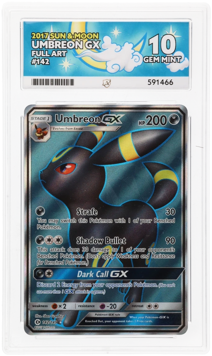 ACE 10   - Umbreon GX - 142/149 - Sun & Moon - Pokemon
