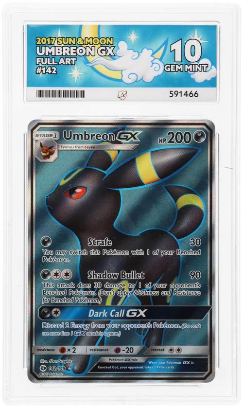 ACE 10   - Umbreon GX - 142/149 - Sun & Moon - Pokemon