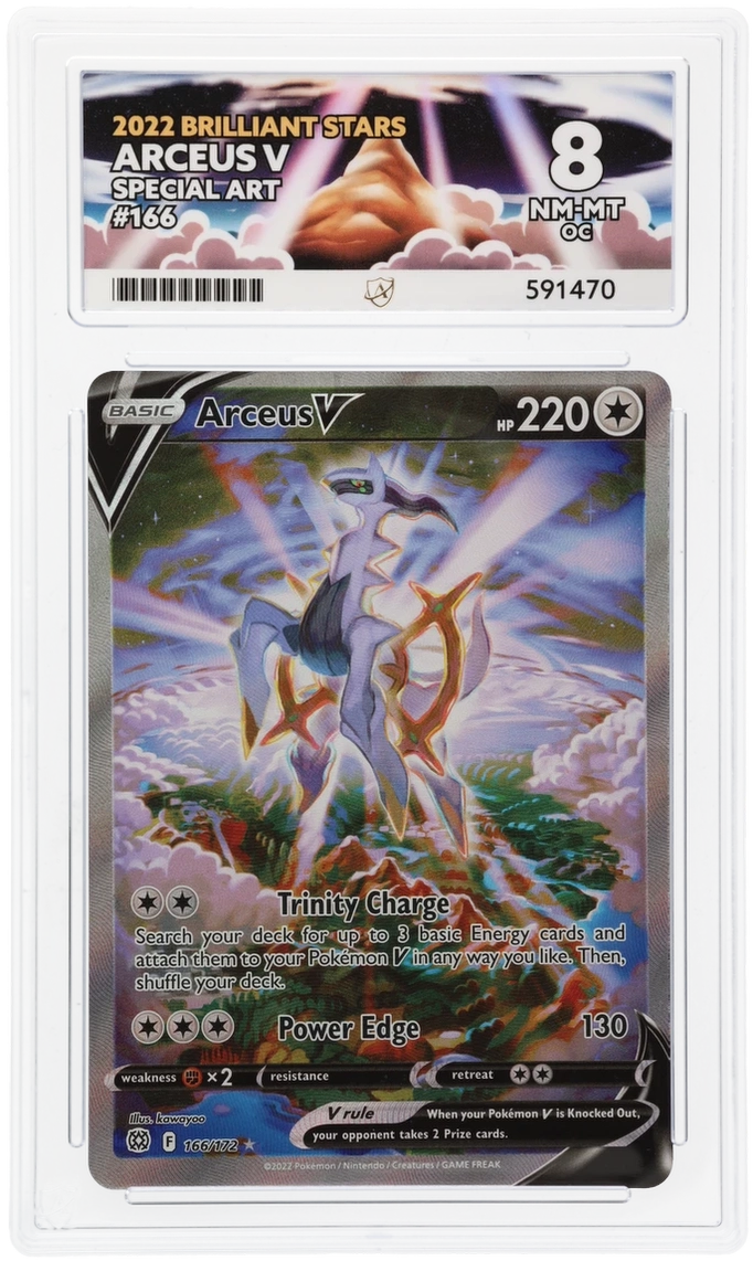 ACE 8  OC - Arceus V - 166/172 - Brilliant Stars - Pokemon