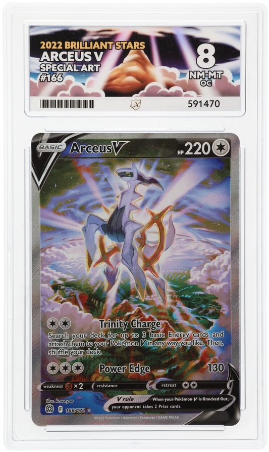ACE 8  OC - Arceus V - 166/172 - Brilliant Stars - Pokemon