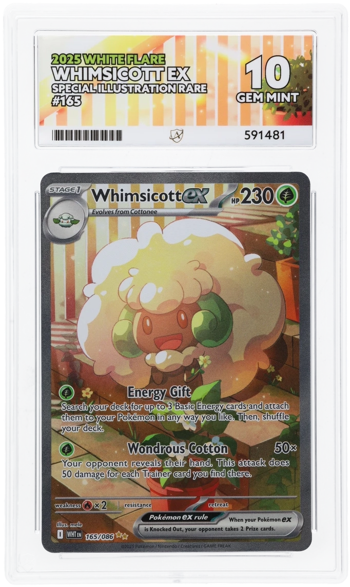 ACE 10   - Whimsicott ex - 165/086 - White Flare - Pokemon