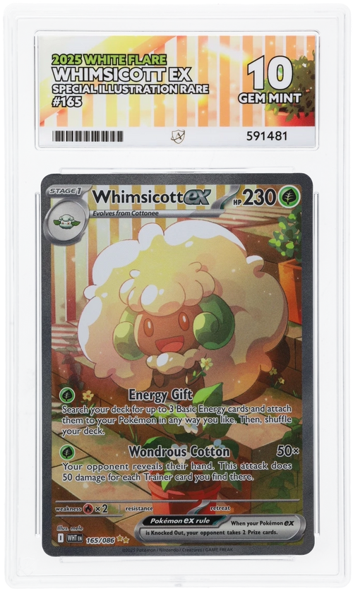 ACE 10   - Whimsicott ex - 165/086 - White Flare - Pokemon