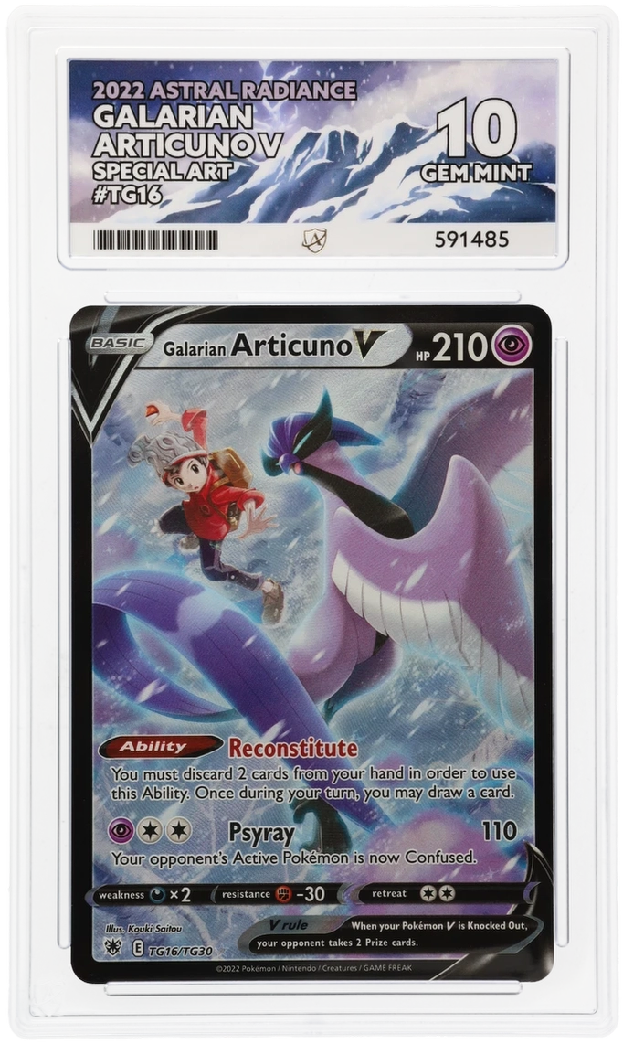 ACE 10   - Galarian Articuno V - TG16/TG30 - Astral Radiance - Pokemon