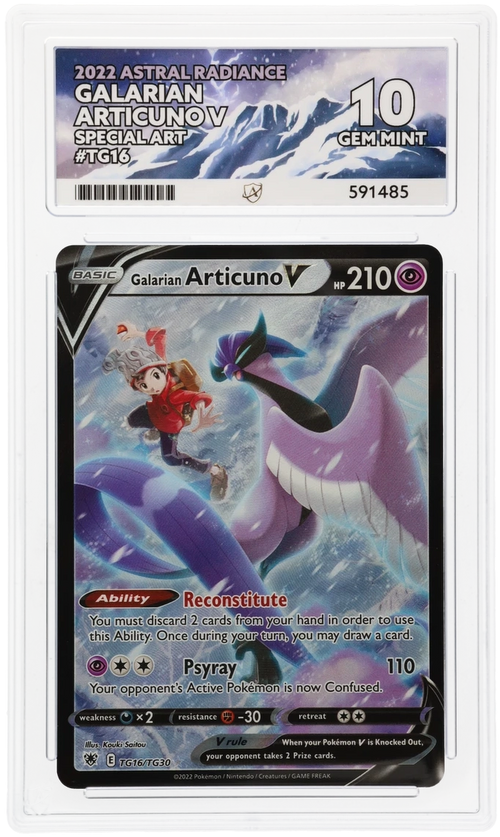 ACE 10   - Galarian Articuno V - TG16/TG30 - Astral Radiance - Pokemon