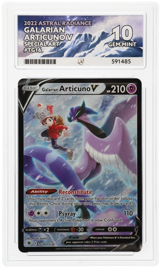 ACE 10   - Galarian Articuno V - TG16/TG30 - Astral Radiance - Pokemon