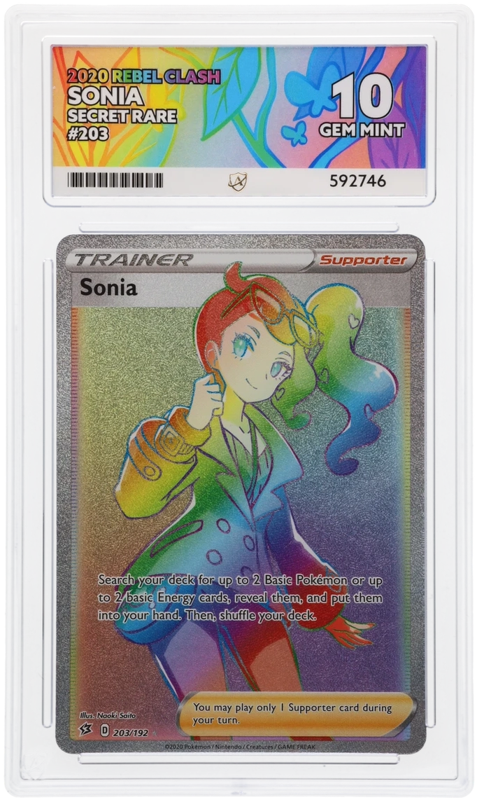 ACE 10 - Sonia - 203/192 - Rebel Clash - Pokemon