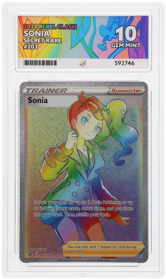 ACE 10 - Sonia - 203/192 - Rebel Clash - Pokemon