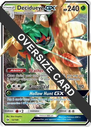 Decidueye GX - 12/149 (Decidueye GX Challenge Box) 12 - Jumbo Cards Holofoil