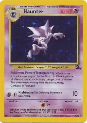Haunter 6/62 - Fossil Unlimited Holofoil