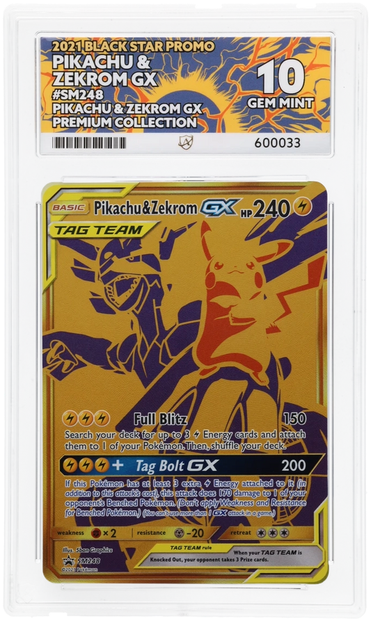 Pikachu & Zekrom GX - ACE 10   (Front)